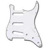 Escudo Para Guitarra Stratocaster Sonotec Pkg Branco Desenho Strato Sss