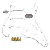 Escudo Pickguard Branco Neve Sss P/ Fender Strato Usa/mexico