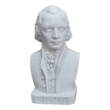 Escultura Busto Immanuel Kant Filósofo 10 Cm