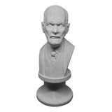Escultura Busto Sigmund Freud - Psicanálise - 15cm - Vmi