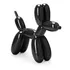 Escultura Cachorro Bexiga Preto Estátua Decoração Casa 28cm