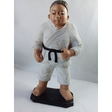 Escultura Ceramica Japonesa Judoca