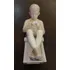 Escultura De Garoto Sentado Em Porcelana Dinamarquesa