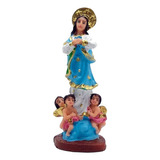 Escultura De Nossa Senhora Imaculada Conceição Imagem 7cm
