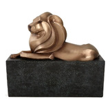 Escultura Decorativa Leao Deitado