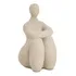 Escultura Decorativa Mulher Em Poliresina 19cm 18384 Mart Cor Cinza