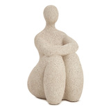 Escultura Decorativa Mulher Em