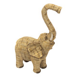 Escultura Elefante Filhote Brincando