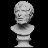 Escultura Estatua Busto Seneca