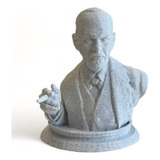 Escultura Estatua Busto Sigmund Freud Psicanálise - 3d Pla