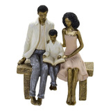 Escultura Familia Decor Negra