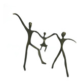 Escultura Familia Passeio Casal
