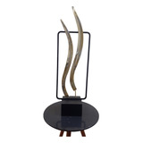 Escultura Fluir Elegance Dourado