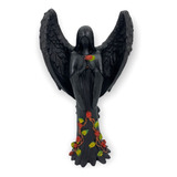 Escultura Imagem Anjo Negro