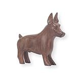 Escultura Madeira Recuperada: Pet, Cachorro (db4a), 17 Cm X 15 Cm X 6 Cm, Artesanato Mineiro