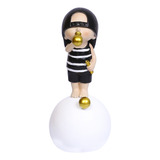 Escultura Menino Soprando Bola