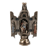 Escultura Nossa Senhora Das Graças Bronzeada  oratório 