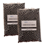 Esfera 6mm Bbs Airgun Aço Carbono Co2 Munição 2000 Un