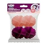 Esfera Para Lavar Roupas  Pacote Com 4 Unidades  Linha Log  Ordene
