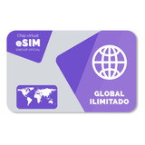 Esim Global Premium +150 Países - Ilimitado - 15 Dias