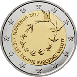Eslovênia 2017 - Euro Na Eslovênia - 2 Euros Com - F C