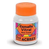 Esmalte Vitral Acrilex 37 Ml   08340 Cor Branco   519
