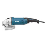 Esmerilhadeira Angular 230mm 9 Ws4703 220v Wesco Cor Azul turquesa Frequência 60 Hz