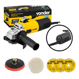 Esmerilhadeira Angular 4.1/2 Com Suporte Boina E Discos 220v