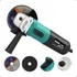 Esmerilhadeira Lixadeira Angular 4 1 2 11000rpm 820w Tssaper Cor Azul turquesa Frequência 60 Hz 220v