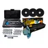 Esmerilhadeira Lixadeira Angular 780w 4.1/2 115mm 127v Bta780 The Black Tools Com Jogo Soquetes 40 Peças E Discos Corte