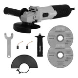 Esmerilhadeira Lixadeira Angular 820w 4 1 2 11000rpm Deffer Cor Cinza Frequência 60hz 220v