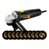 Esmerilhadeira Lixadeira Angular Bte750 4.1/2 750w 220v Com Discos 4.1/2 The Black Tools