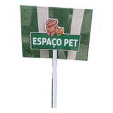 Espaco Pet Placa Estaca