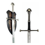 Espada Anduril Aragorn Senhor Dos Anéis Original Com Suporte