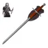 Espada Coração Valente William Wallace 1,28 Metros + Suporte