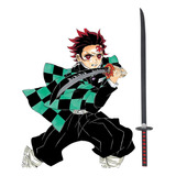 Espada Demon Slayer Tanjiro Kimetsu Cosplay Anime Ninja Geek