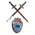 Espada Escudo Gladiador Guerreiro Medieval Soldado Cosplay
