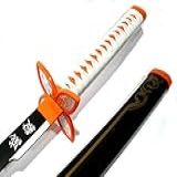 Espada Katana De Bambu Cosplay Demon Slayer Shinobu Kocho Preta 21506