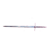 Espada Medieval Bastard Duas Mãos Modelo Inglês Templário