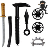Espada Samurai Brinquedo Kit