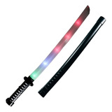 Espada Samurai Ninja Som E Luz Sensor De Movimento   Pilhas Cor Branco