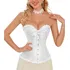 Espartilho Corpete Corset Modelador Afina Cintura Branco