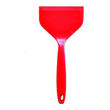 Espatula Larga Em Silicone Com Cabo Maciço 25 8 X 12 Cm  Cor Vermelho