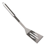 Espátula Para Churrasco Em Aço Inox Frituras Cozinha Cor Prata