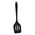 Espátula Silicone Para Frituras Omeletes Lanches Resistentes Cor Preto