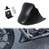 Espear Capa De Spoiler De Carenagem Para Harley Sportster Xl 883 Xl 1200 Spoiler Dianteiro De Motocicleta Queixo Carenagem Inferior 2004-2014 Capa De Proteção De Motor De Motocicleta Preta