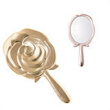 Espelho De Mão Vintage Rosa Maquiagem Cílios Lash Designer