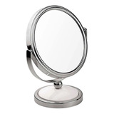Espelho De Maquiagem Aumento Dupla Face Mor Classic