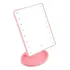 Espelho De Maquiagem Touch 16 Leds Getit Well Moldura Rosa