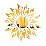 Espelho Decorativo Acrilico Dourado